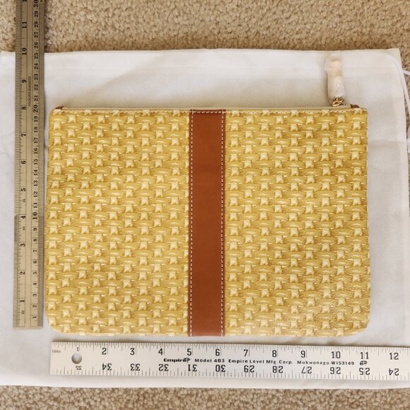 NEW J. McLaughlin Jenna leather clutch